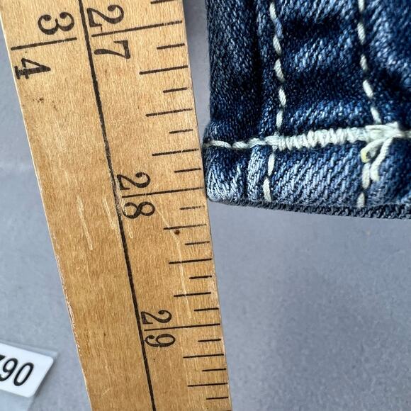 Vigoss Jeans Women's 8 Blue Skinny Embroidered Pockets Preppy Normcore Classic - Picture 12 of 15